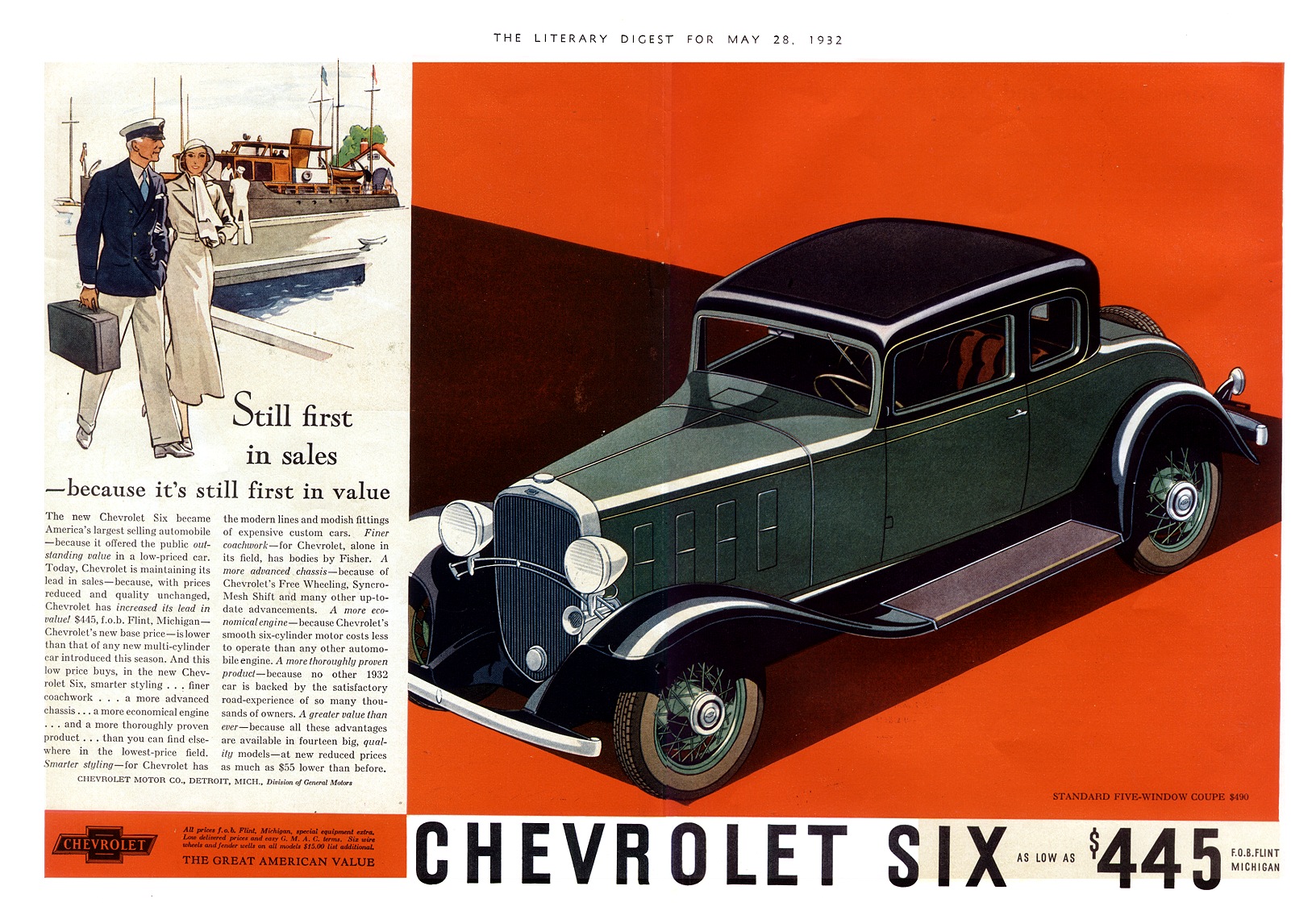 1932 Chevrolet Auto Advertising